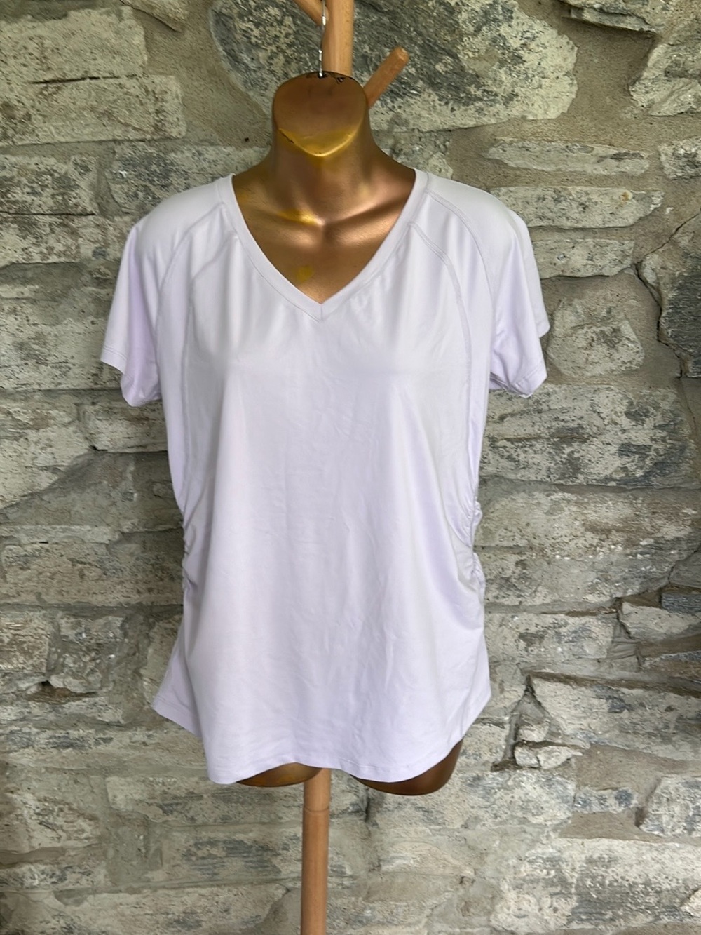Activewear top- Ruched Side